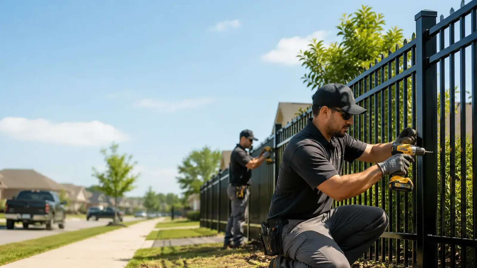 Metal Fence Installation in Boon, MI